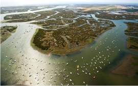 Ria Formosa - aerial view